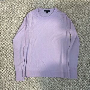 JCrew Women’s 100% Marino Wool Sweater in Lilac